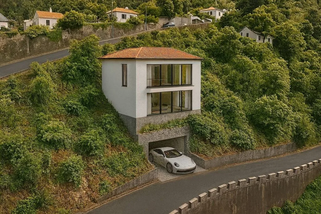 Building land with approved project for one house in Faial, Santana, Madeira (photo 1)