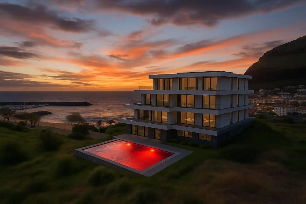 Ocean-front T1 eco-luxury residence in Machico, Madeira, 100 metres from the beach (photo 2)